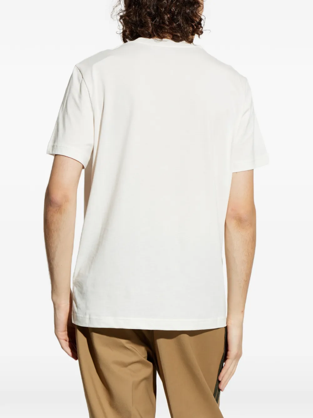 Moncler T-shirt met logopatch Wit