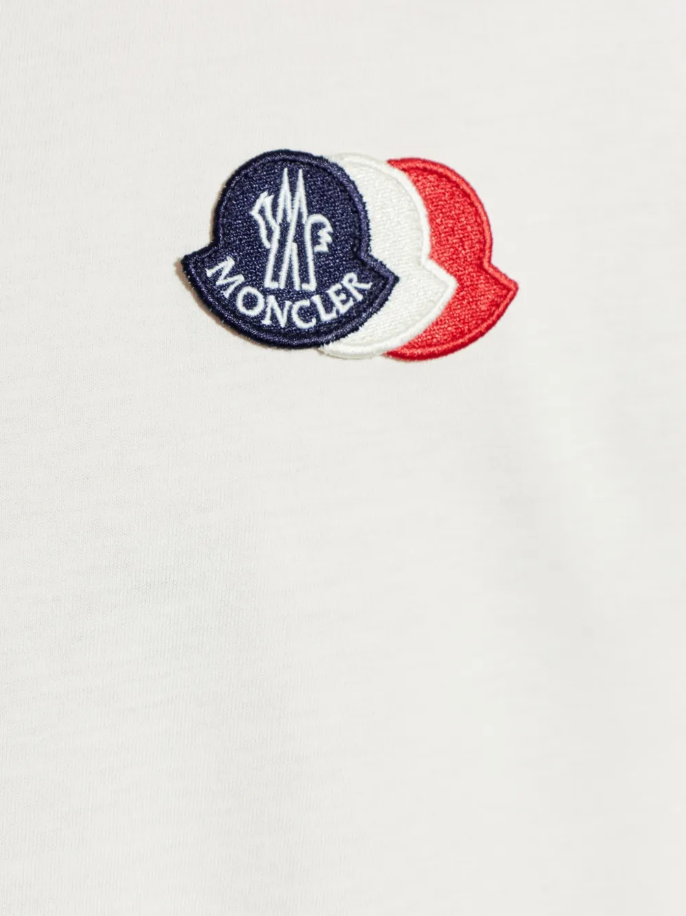 Moncler T-shirt met logopatch Wit