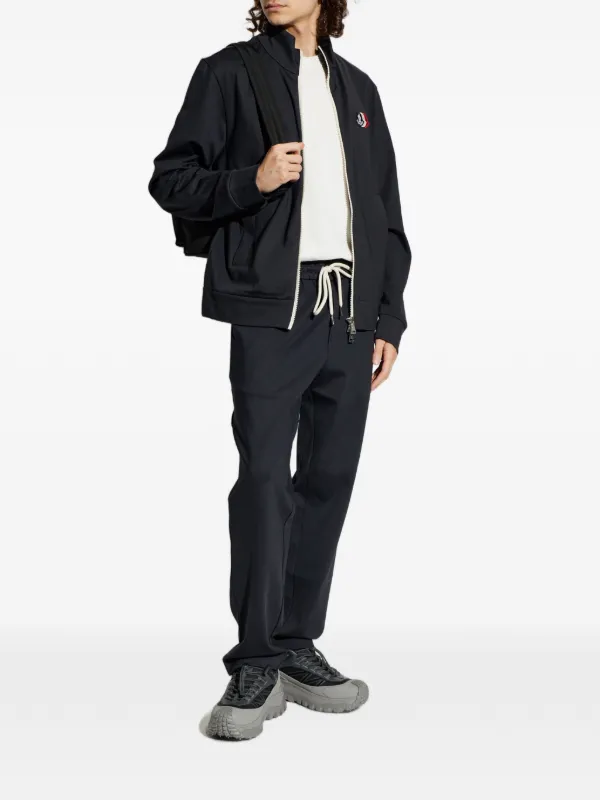 Moncler ジップアップ スウェットシャツ | ブルー | FARFETCH JP