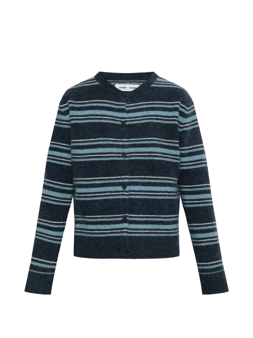 SAMSOE SAMSOE Nor striped cardigan - Blu