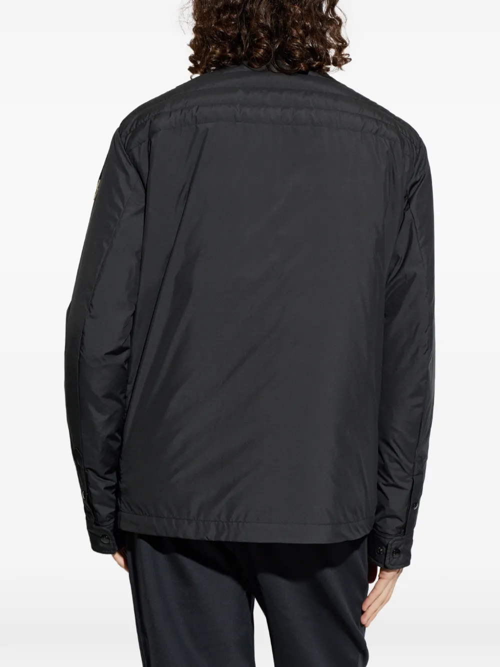 Moncler Vnorviane gewatteerd jack Zwart