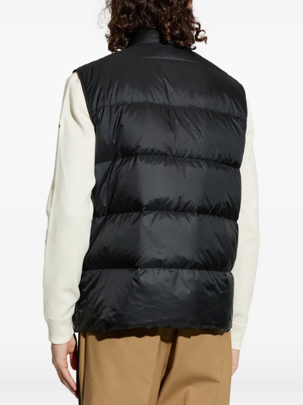 Moncler Tuquerouye gewatteerde bodywarmer Zwart