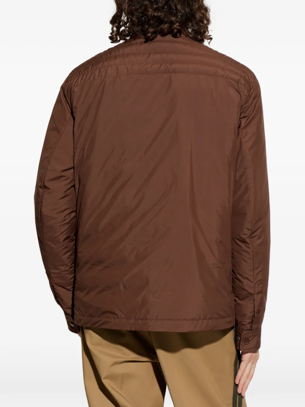 Moncler Vnorviane gewatteerd jack Bruin