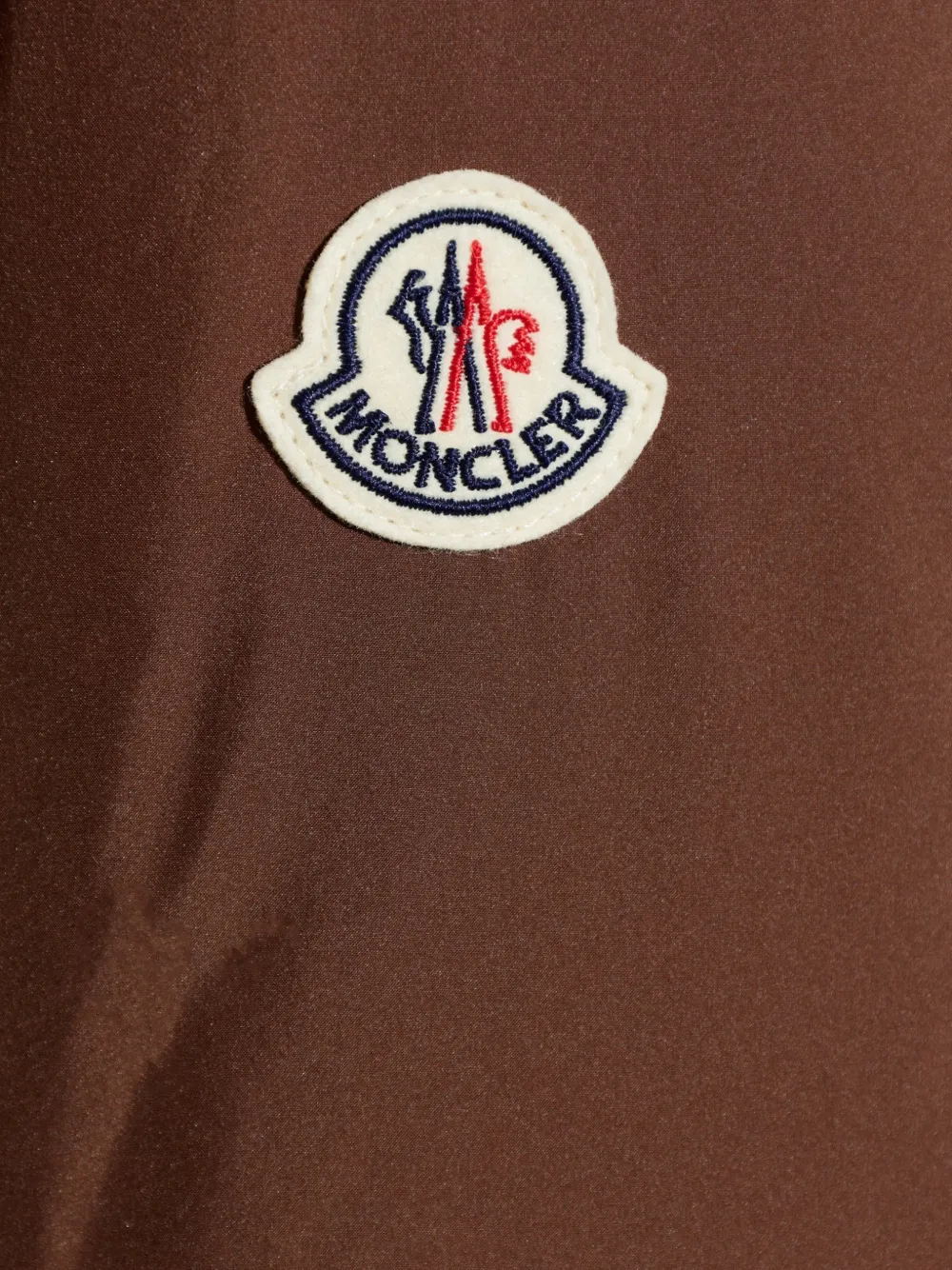 Moncler Vnorviane gewatteerd jack Bruin