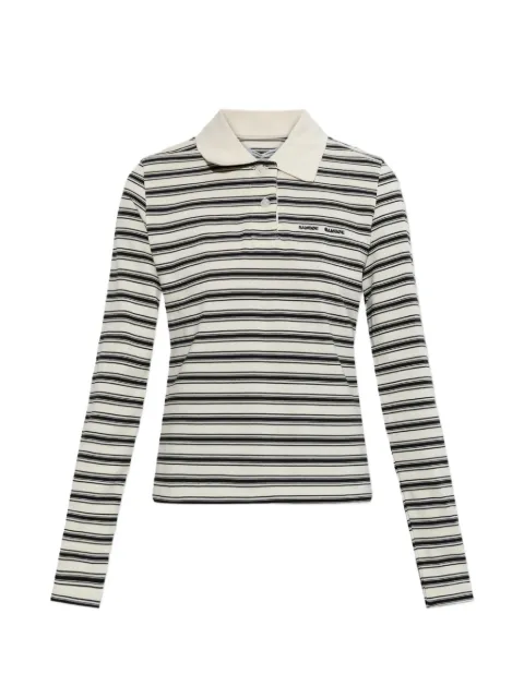 SAMSOE SAMSOE Sadonell striped long-sleeve polo shirt