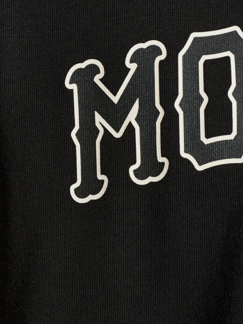 Moncler T-shirt met logoprint Zwart