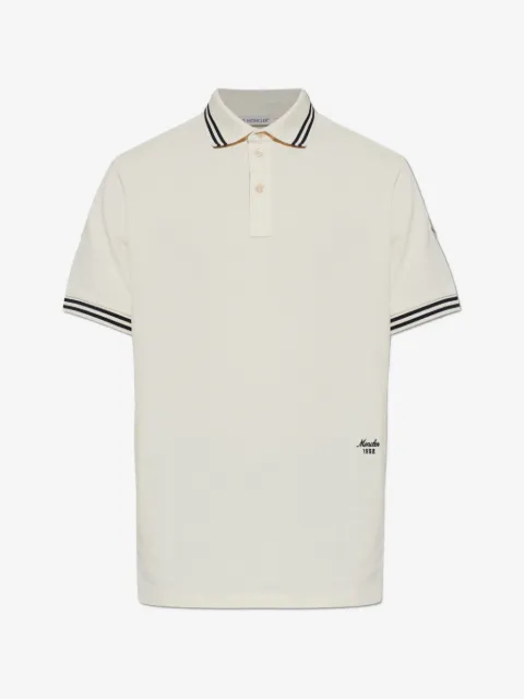 Moncler logo-embroidered polo shirt