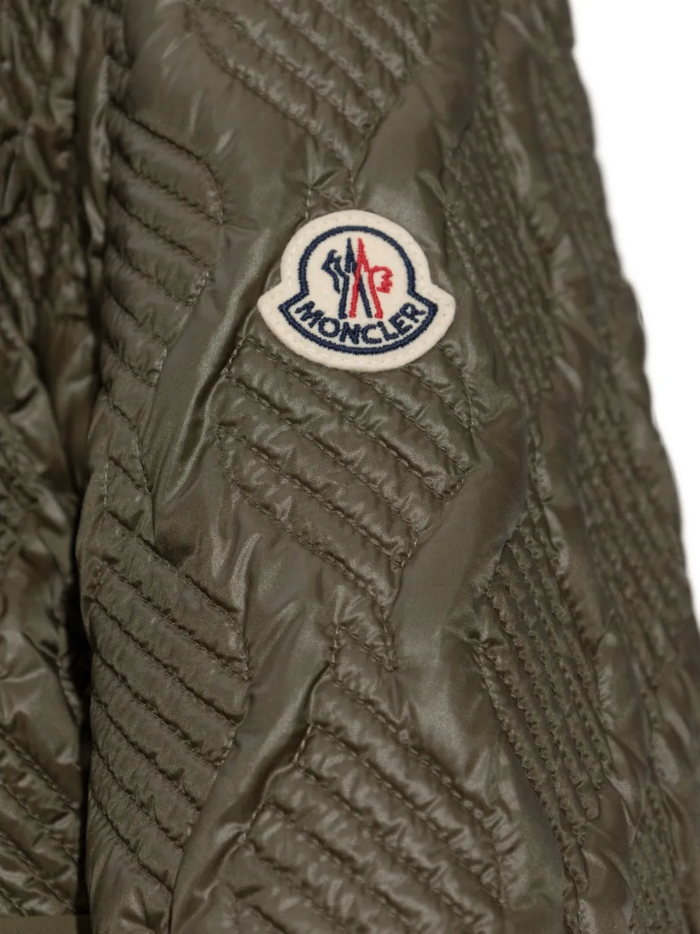 Moncler Libellule gewatteerd jack Groen