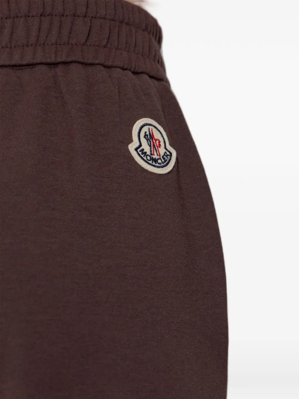 Moncler Trainingsbroek met logopatch Bruin