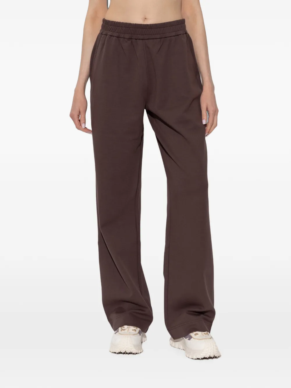 Moncler Trainingsbroek met logopatch Bruin