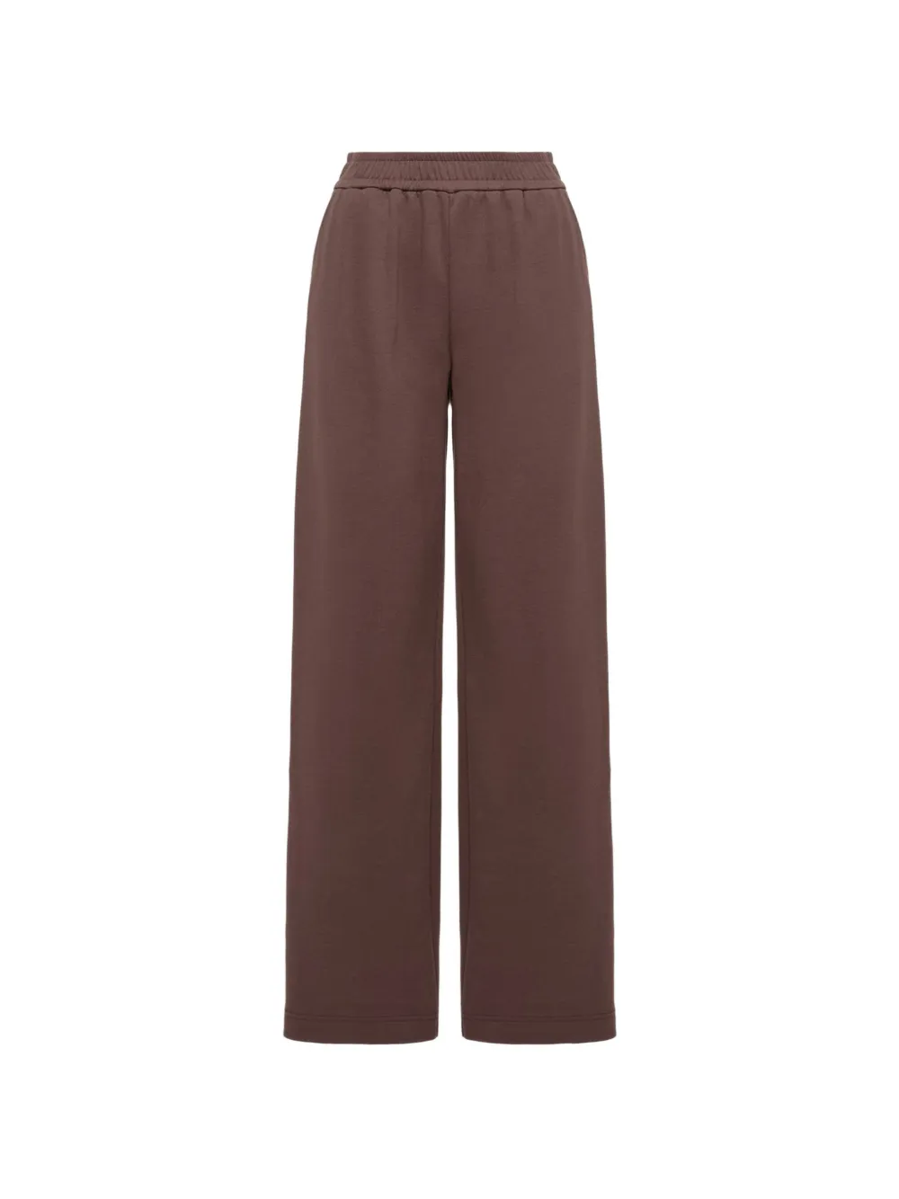 Moncler Trainingsbroek van katoenblend met logo Bruin