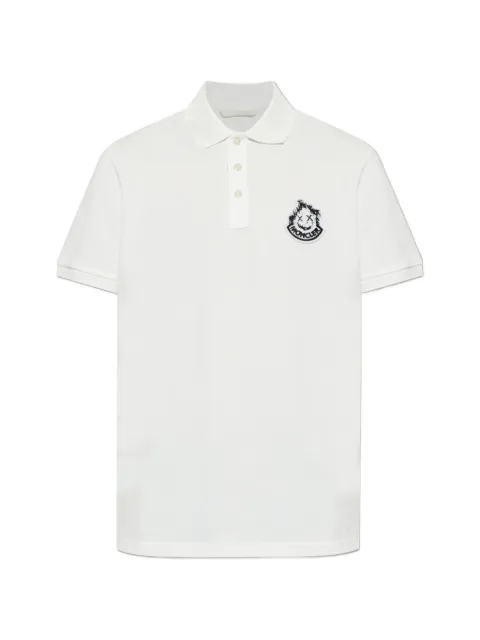 Moncler polo con parche del logo