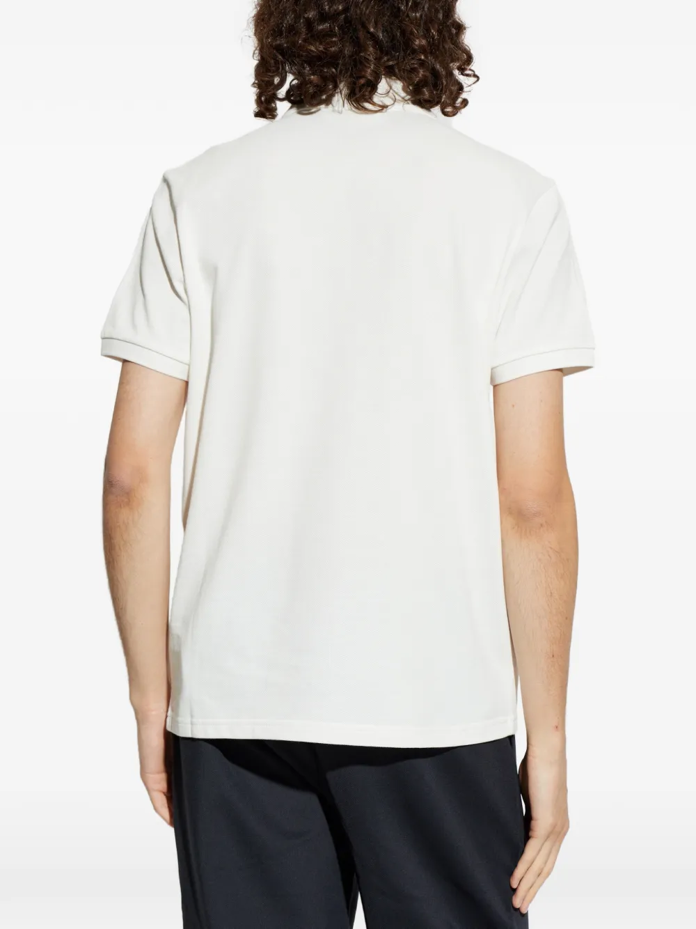 Moncler Poloshirt met logopatch Wit