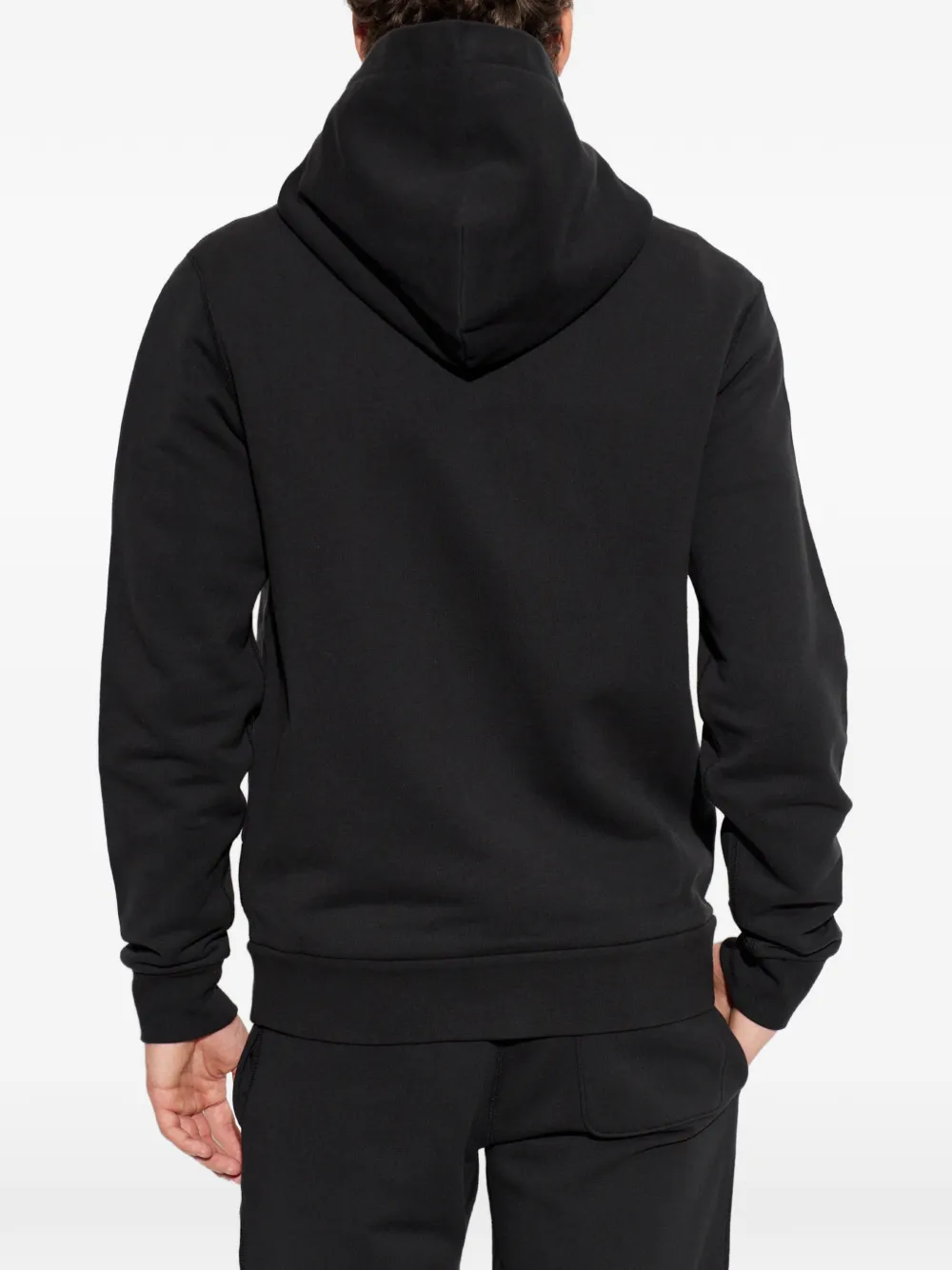 Moncler Hoodie met logopatch Zwart