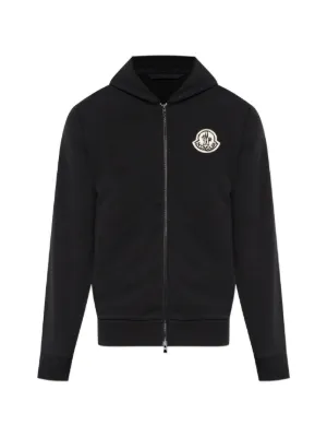 Moncler ジップアップ パーカー | ブラック | FARFETCH JP