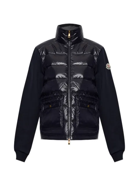 Moncler padded panelled cardigan