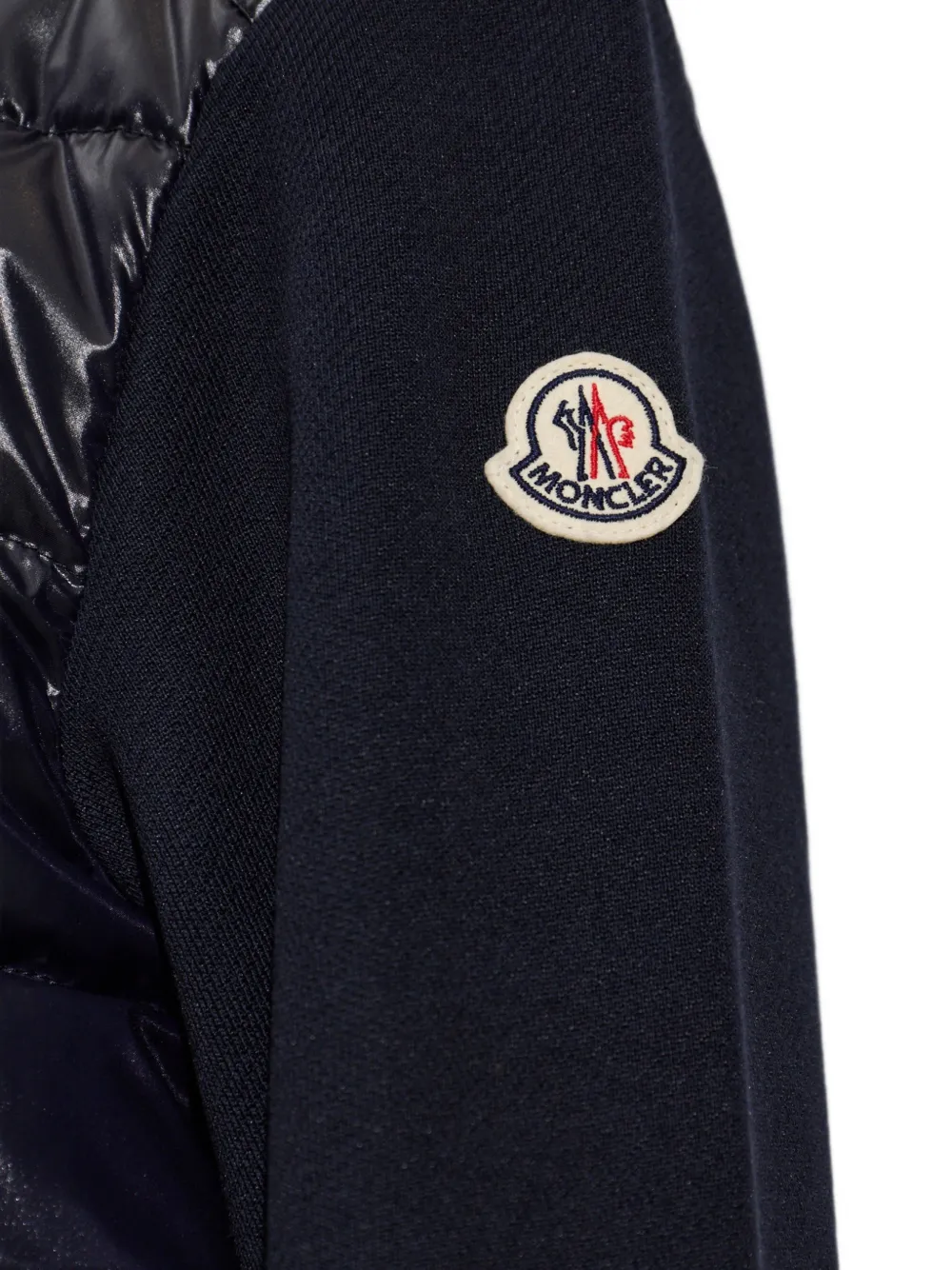 Moncler Jack met logopatch Blauw