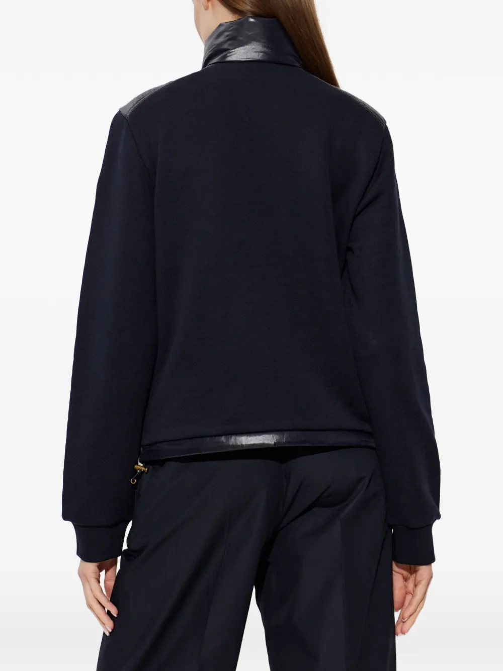 Moncler Jack met logopatch Blauw