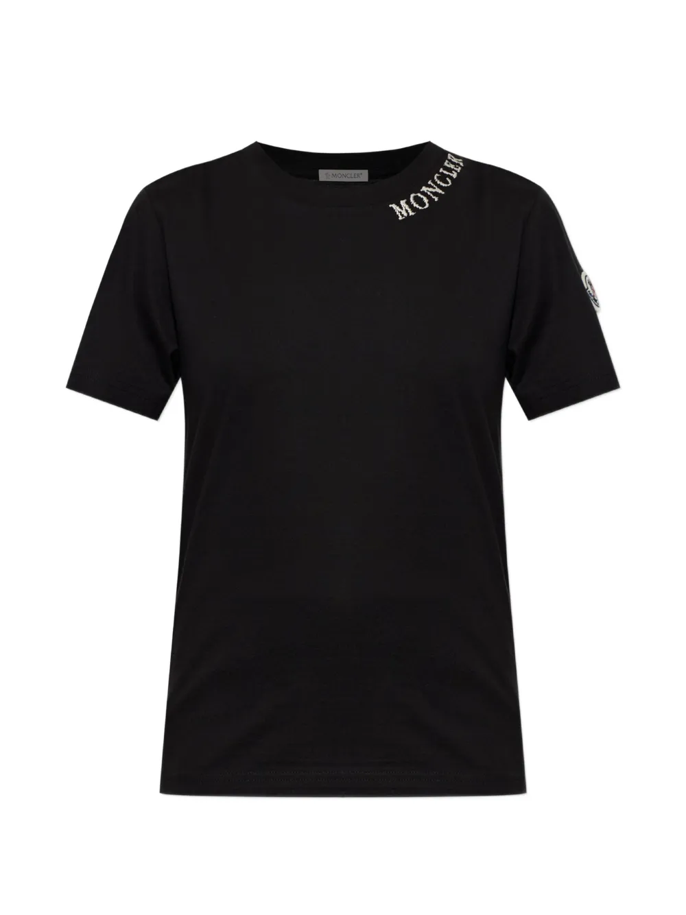 Moncler embroidered-logo short-sleeve T-shirt