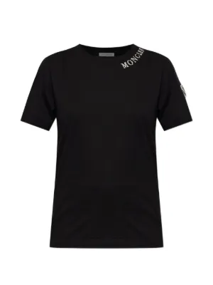 Moncler ロゴ Tシャツ | ブラック | FARFETCH JP