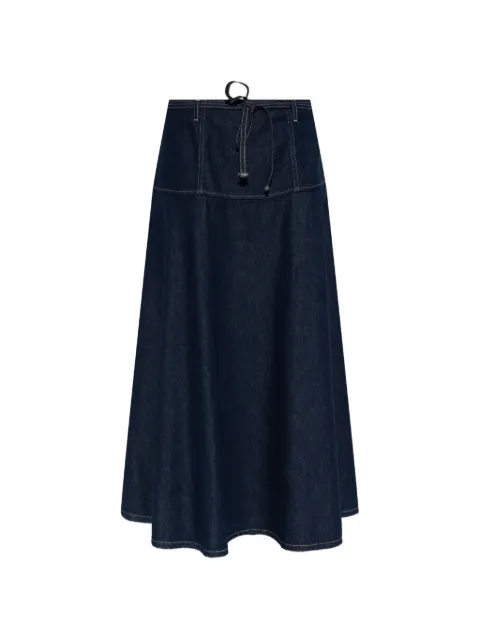 SAMSOE SAMSOE Satilly drawstring-fastening midi skirt