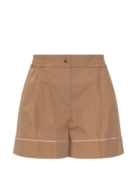 Moncler logo-patch piped shorts
