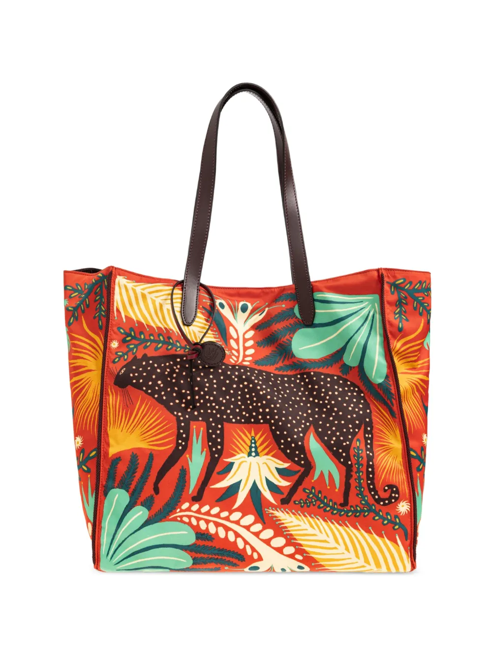ETRO x Tabby Booth Unfold Me cheetah-print tote bag - Red