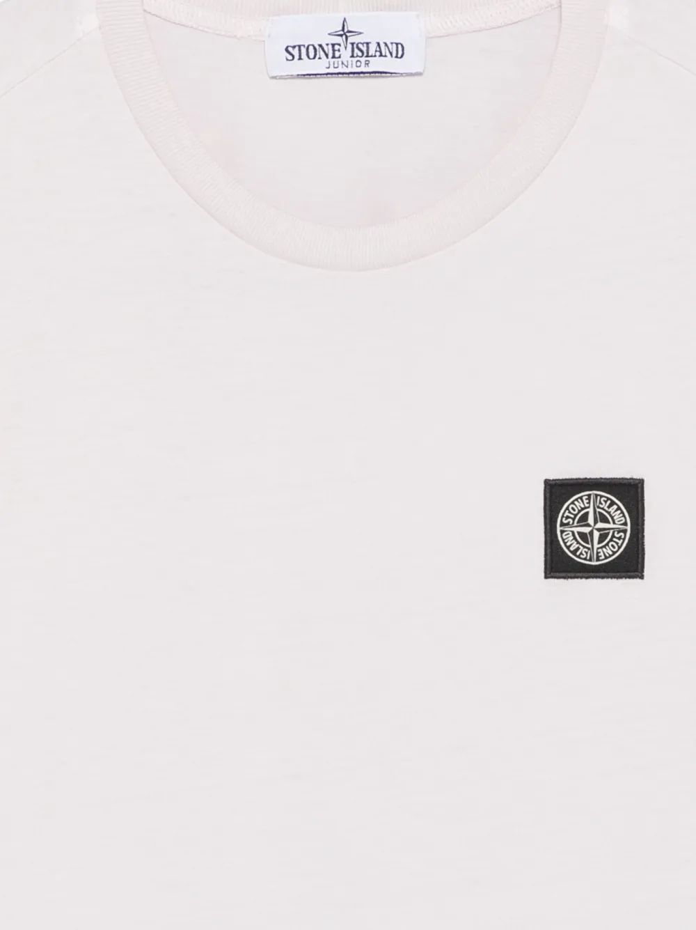 Stone Island Junior T-shirt met logopatch Roze