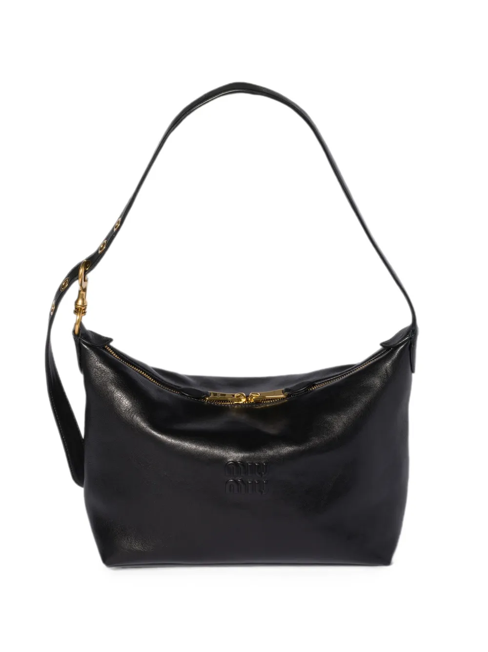 Miu Miu nappa leather bag - Black