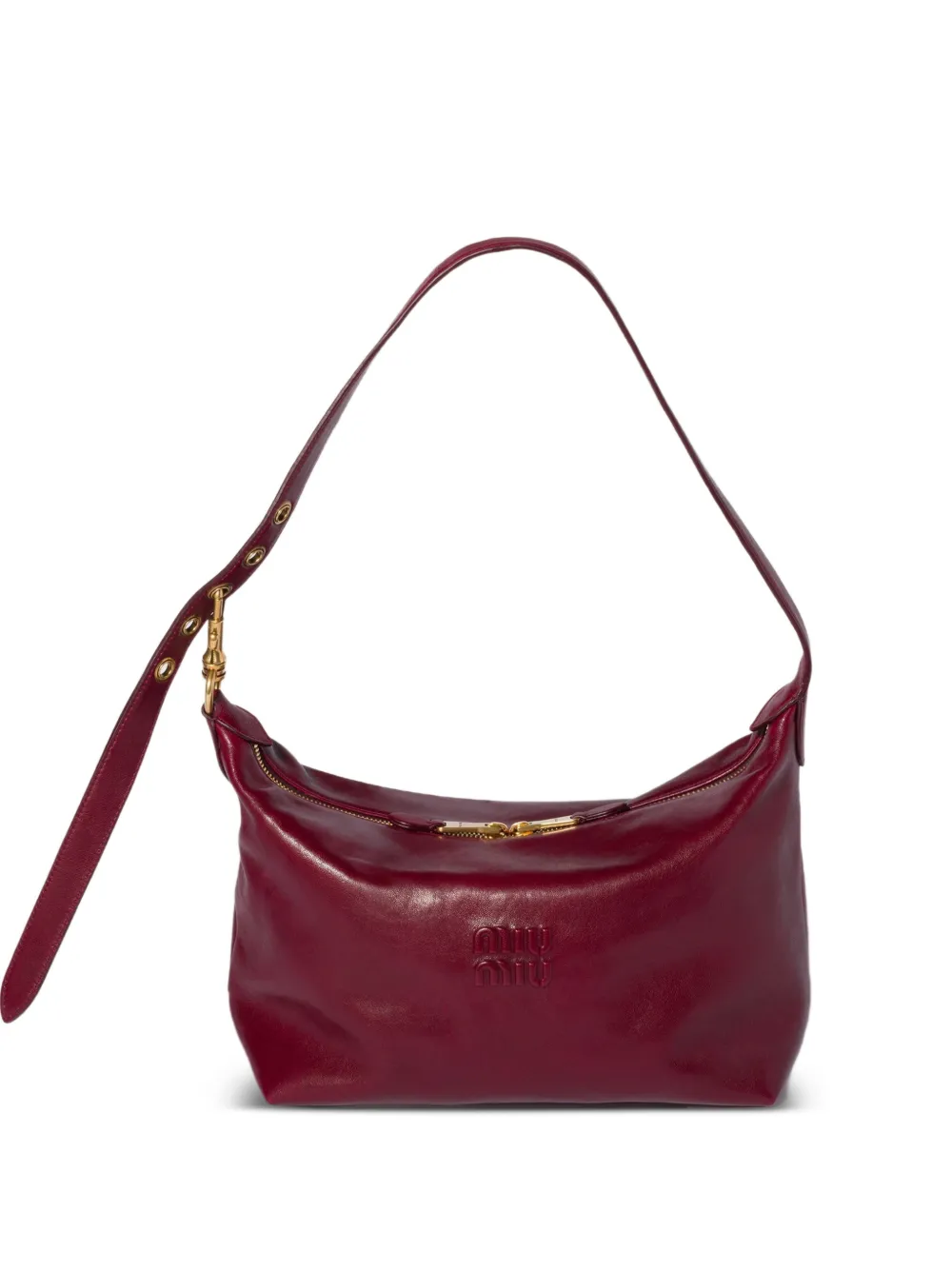 Miu Miu nappa leather bag - Rot