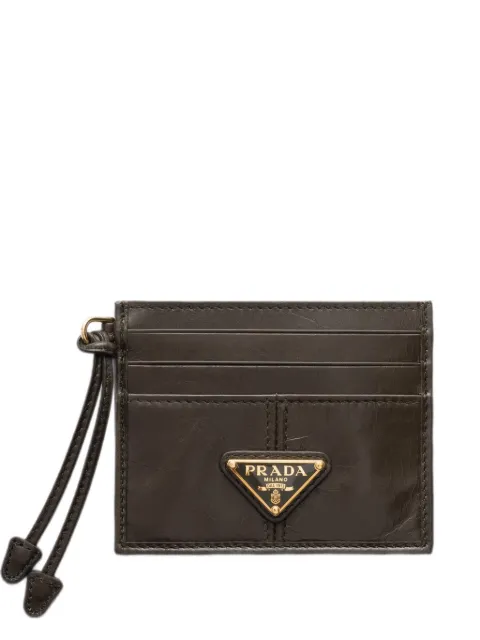 Prada leather card holder