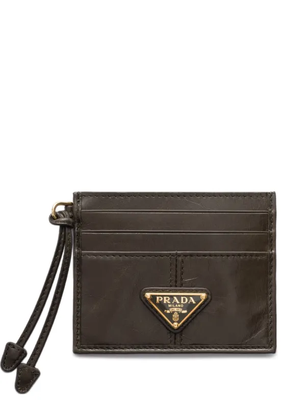 Prada カードケース | グリーン | FARFETCH JP