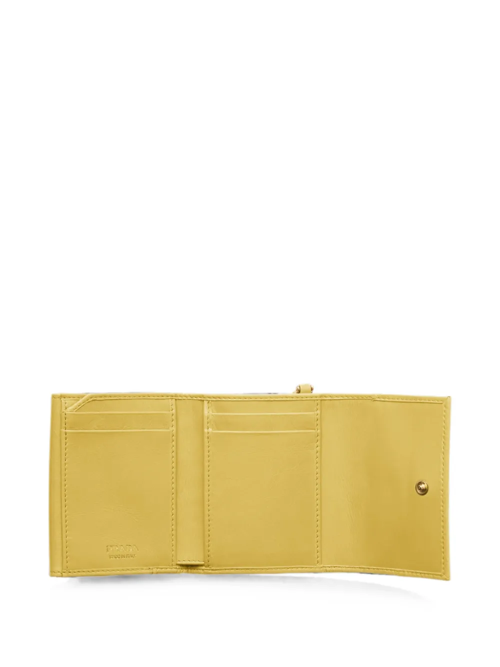 Prada レザー 財布 S | イエロー | FARFETCH JP