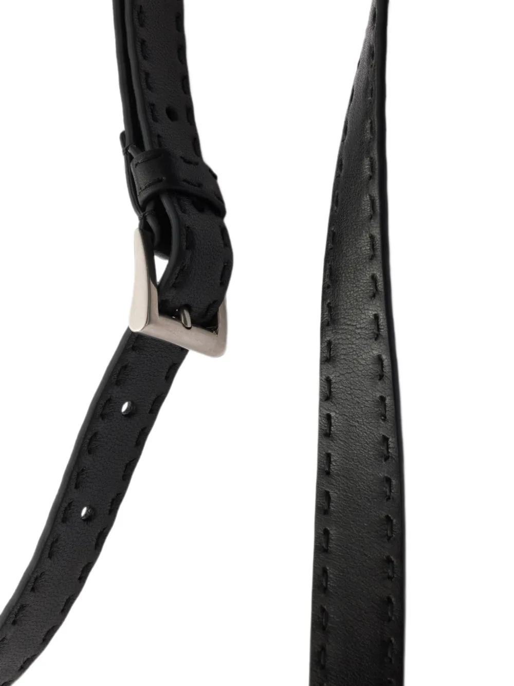 Prada Leren riem Zwart