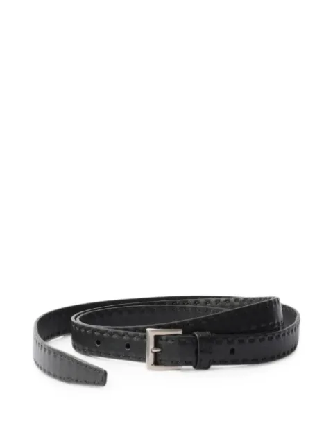 Prada antiqued-leather belt