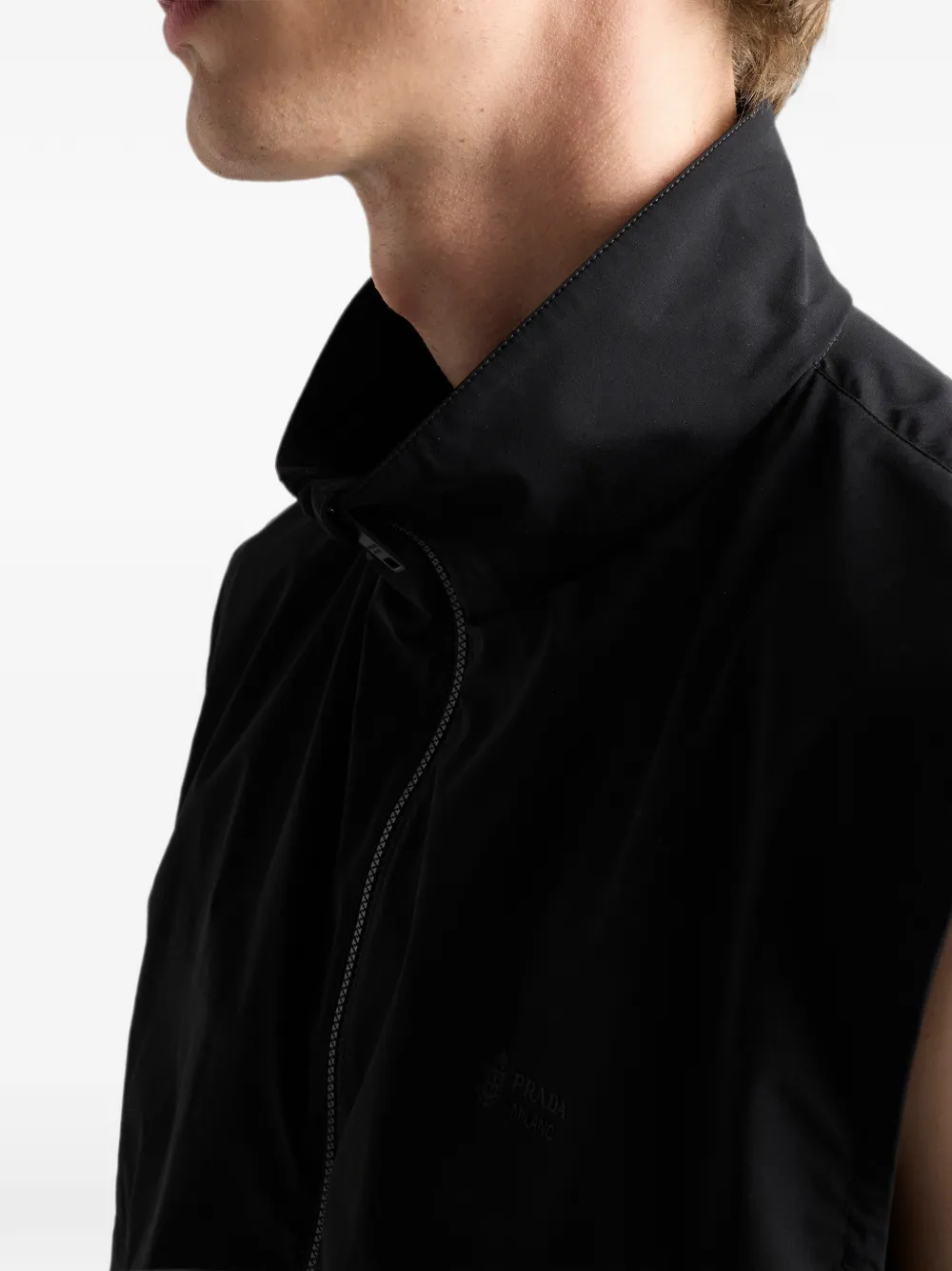 Prada Re-Nylon bodywarmer Zwart