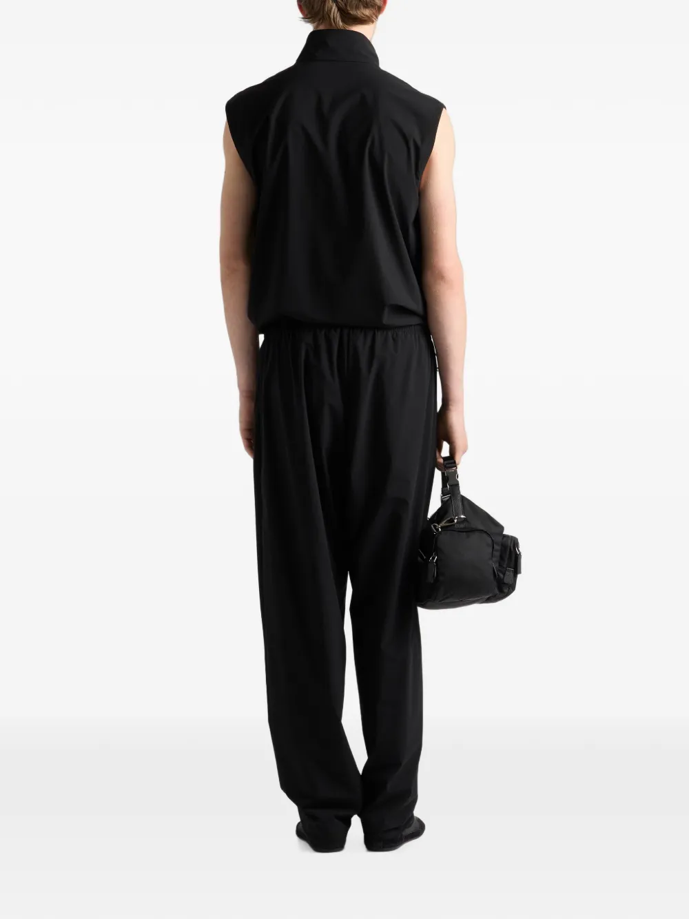 Prada Re-Nylon bodywarmer Zwart
