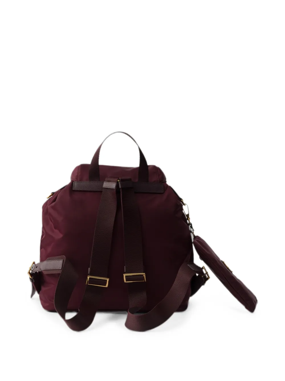Prada Medium Re-Nylon rugzak Rood