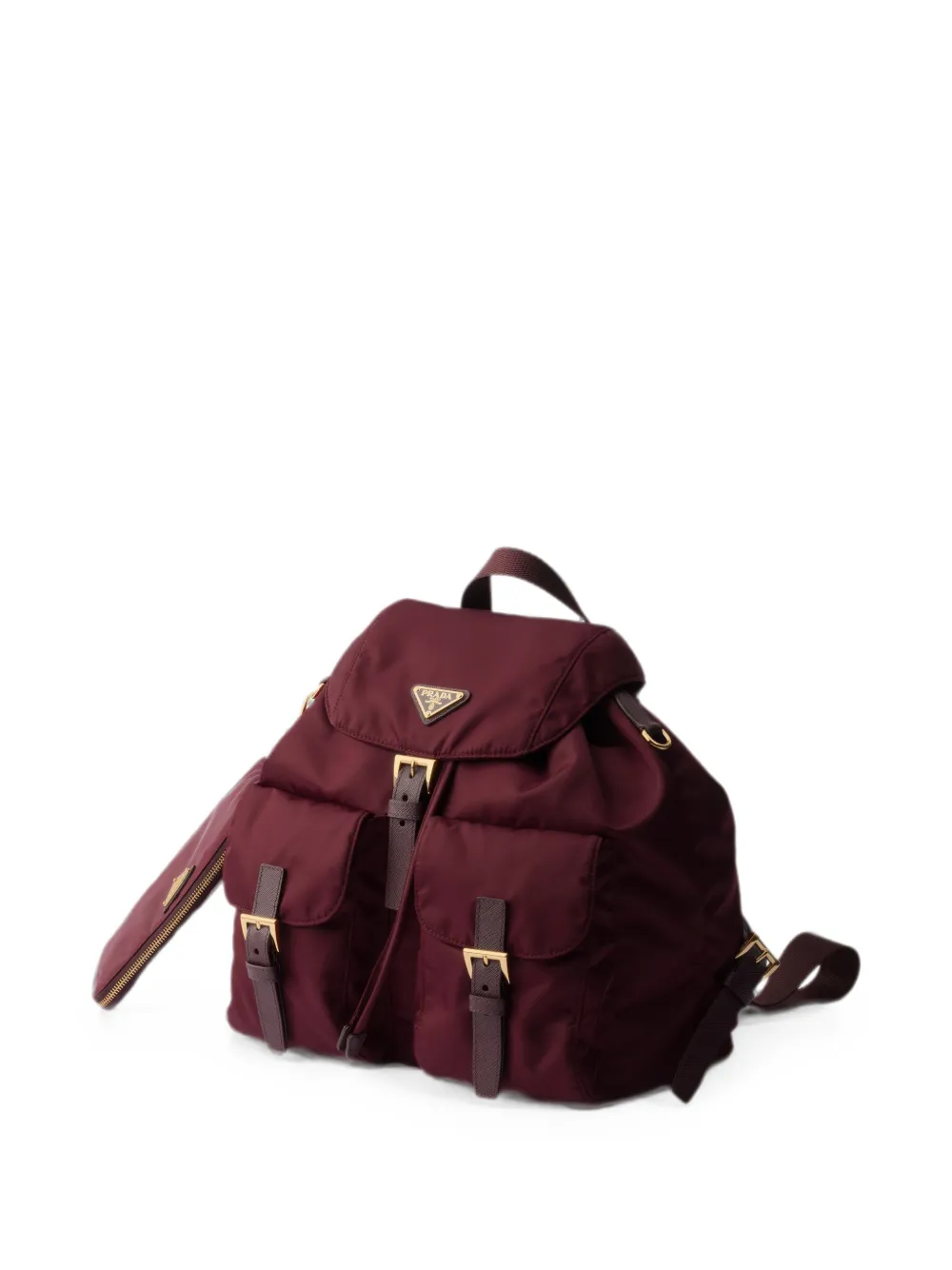 Prada Medium Re-Nylon rugzak Rood