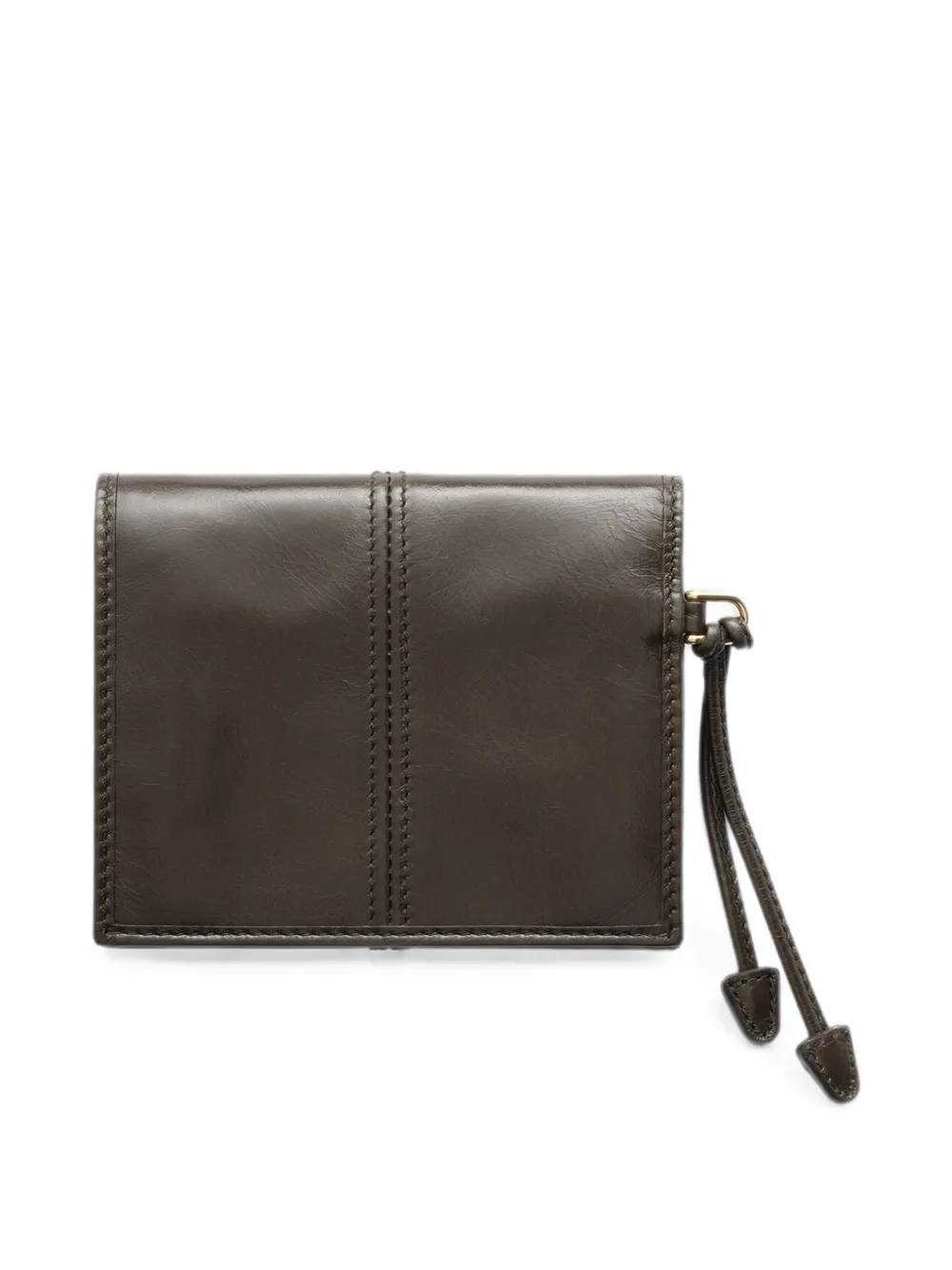 Prada Leren portemonnee Groen