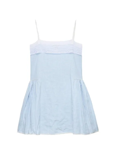 Prada vestido corto bordado
