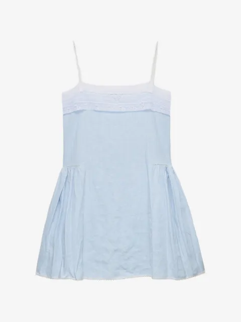 Prada vestido corto bordado