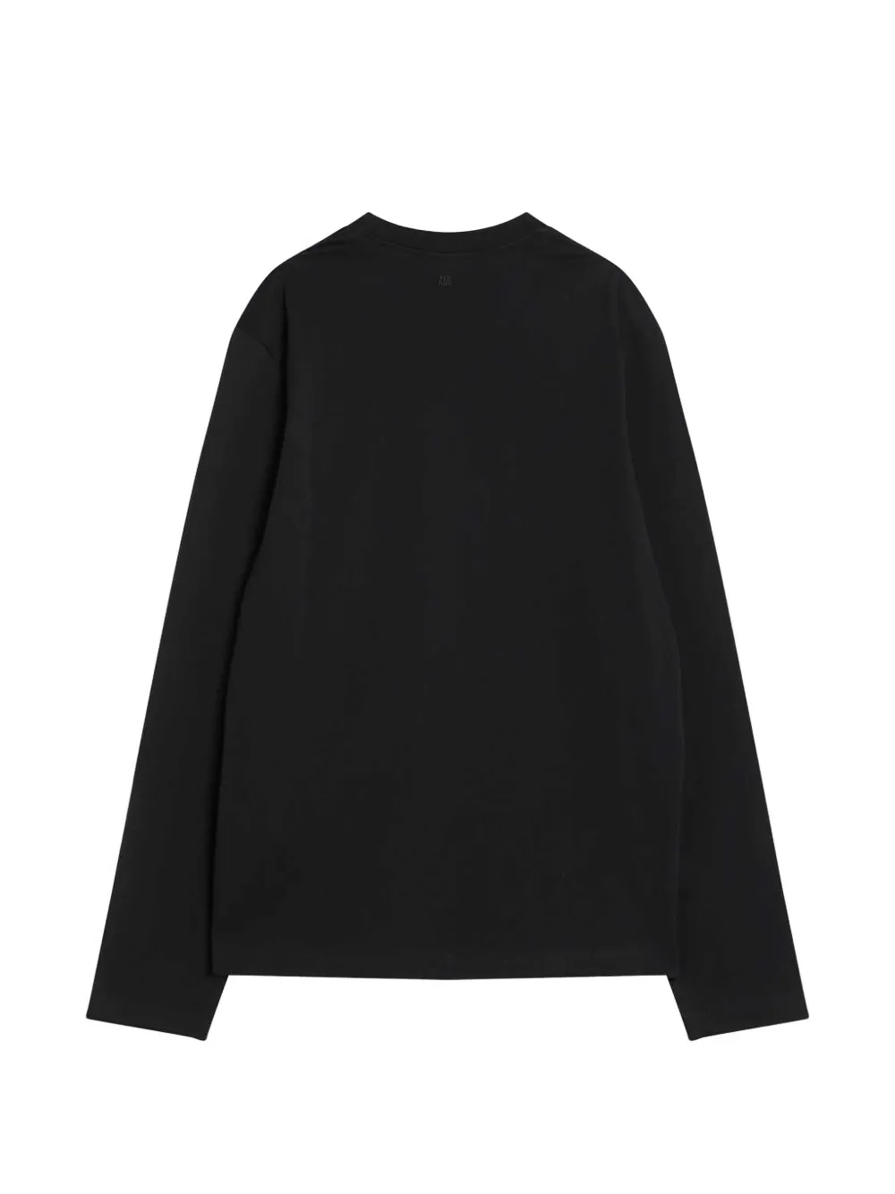 AMI Paris T-shirt met lange mouwen en logo Zwart