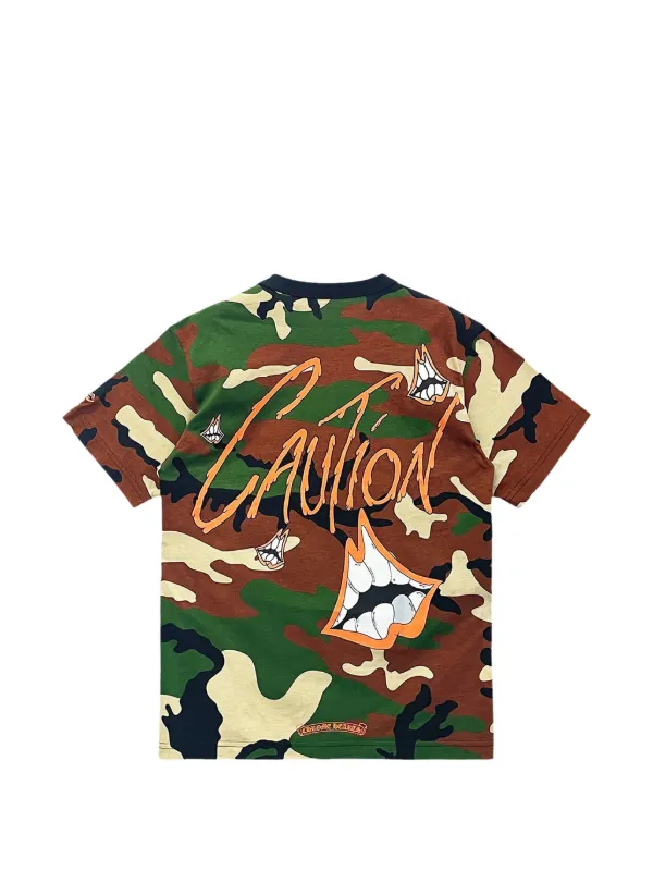 CHROME HEARTS × MATTY BOY コラボ商品 迷彩柄Tシャツ Chrome Hearts Matty Boy camouflage-print T-shirt | Green | FARFETCH