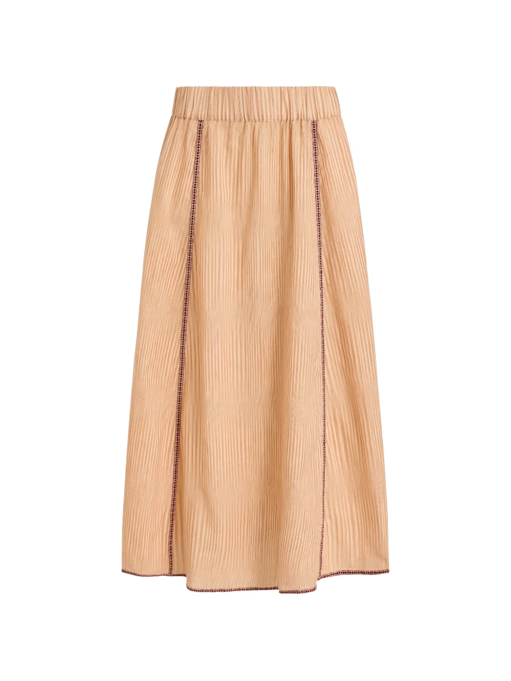 Marie Oliver Dania Maxirock mit Stickerei - Orange