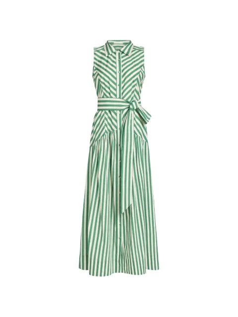 Marie Oliver vestido midi Adalyn a rayas