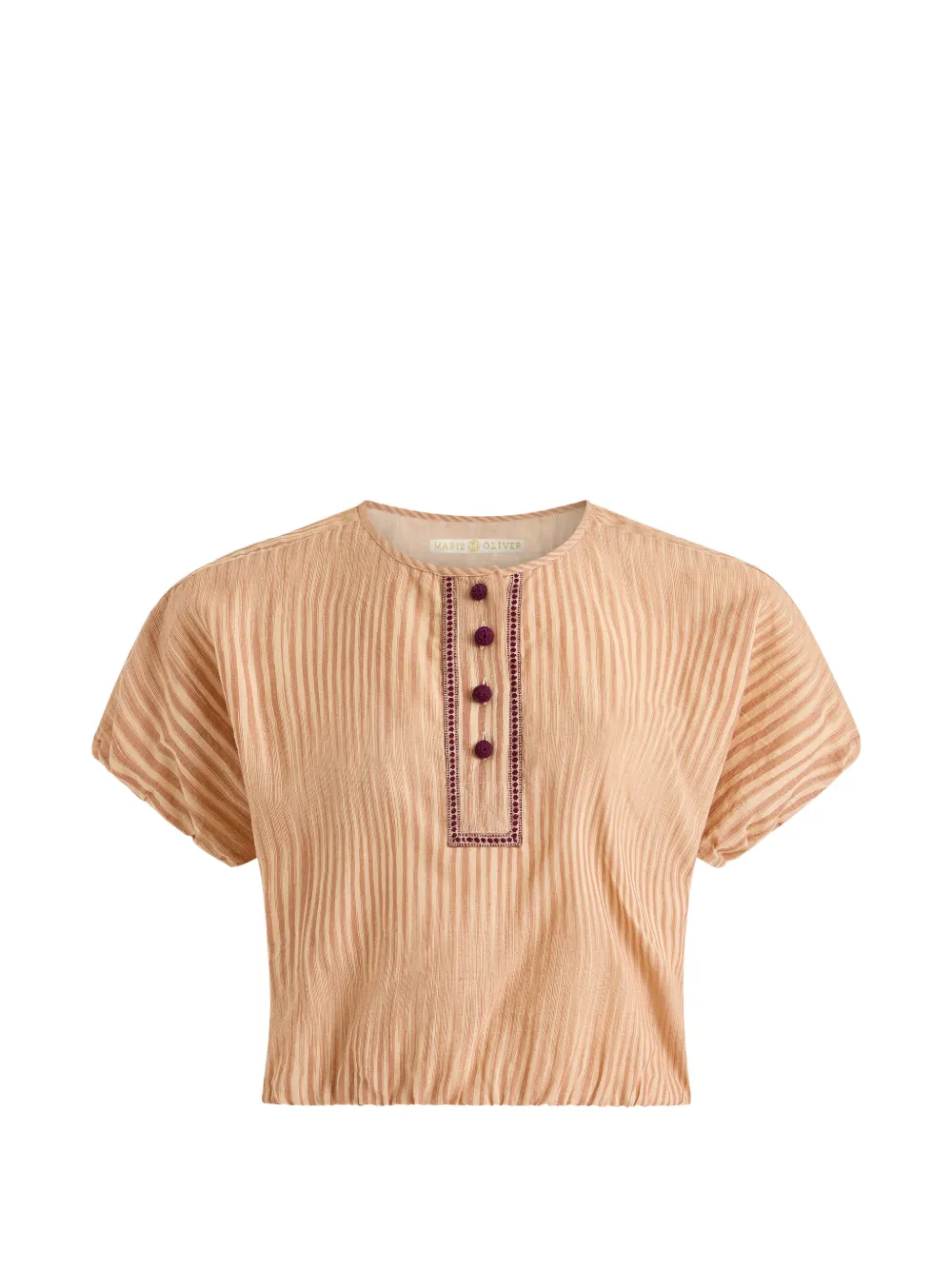 Marie Oliver Jaylen crop top - Toni neutri