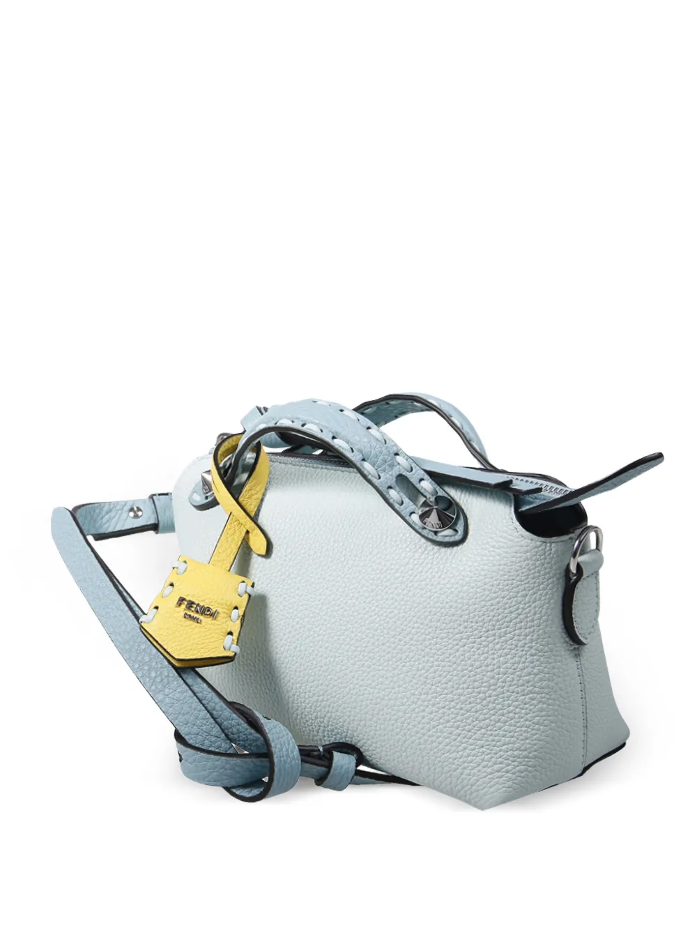 FENDI mini By The Way Selleria grained-leather tote bag - Blu
