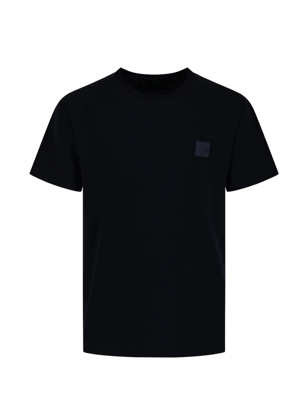 Stone Island logo-patch short-sleeve T-shirt - Blau