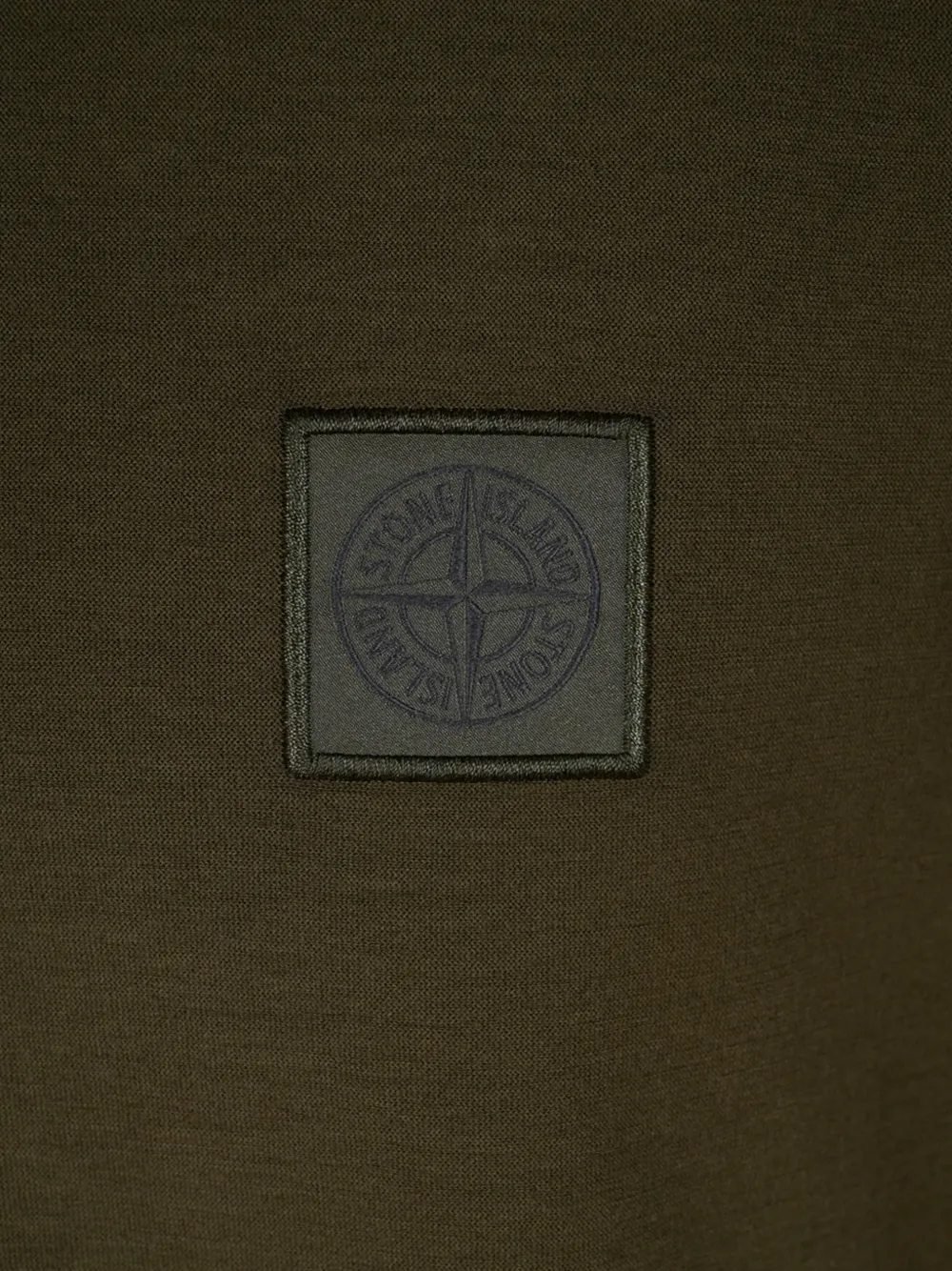 Stone Island T-shirt met logopatch Groen